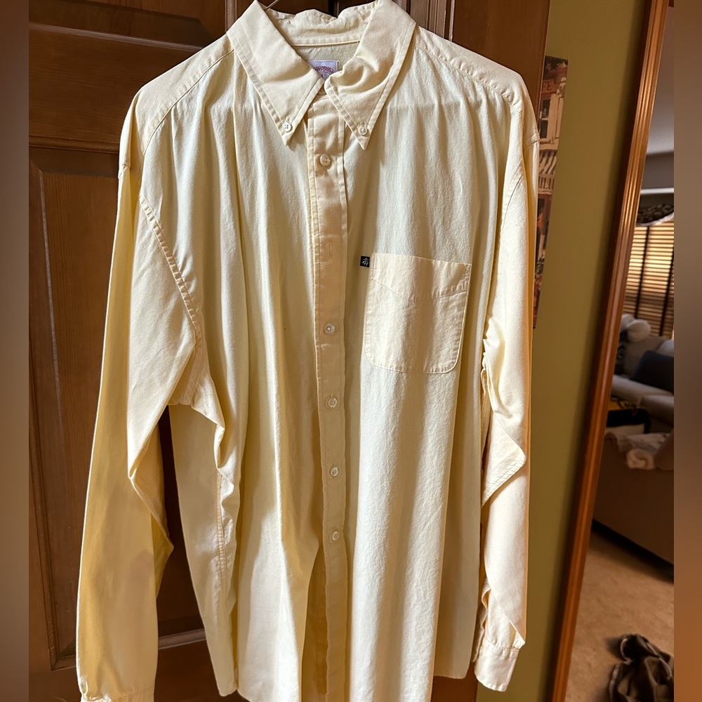 Brooks Brother Original Polo Shirt. Long sleeve button down - Size Large